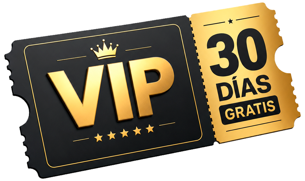 Ticket VIP 30 días gratis